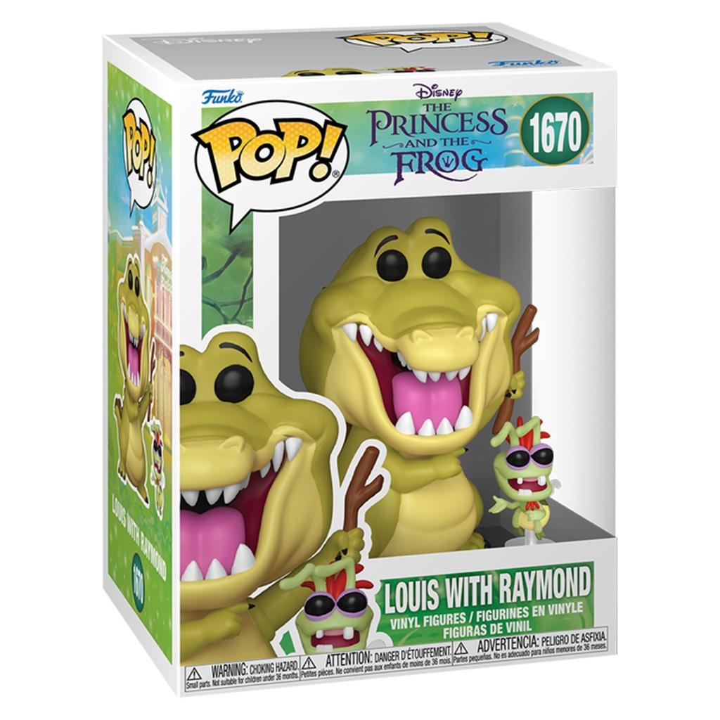 Funko Pop Disney The Princess And The Frog - Louis With Raymond 1670 Novo Original