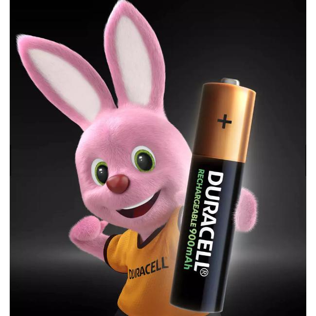 Kit Duracell Com 8 Pilhas Recarregáveis Aaa Palito