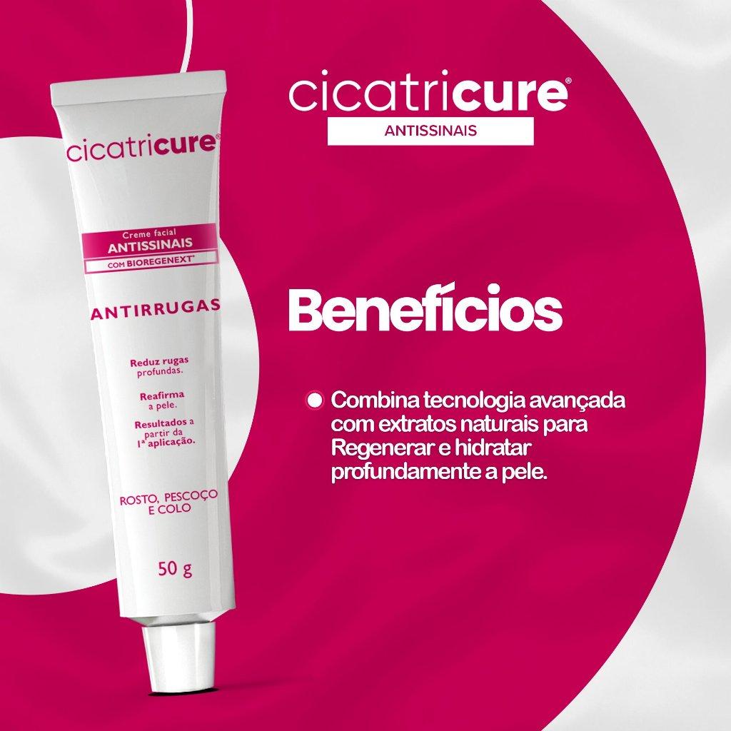 Creme Facial Cicatricure Antirrugas 30g - Rosto E Corpo E Bioregenext