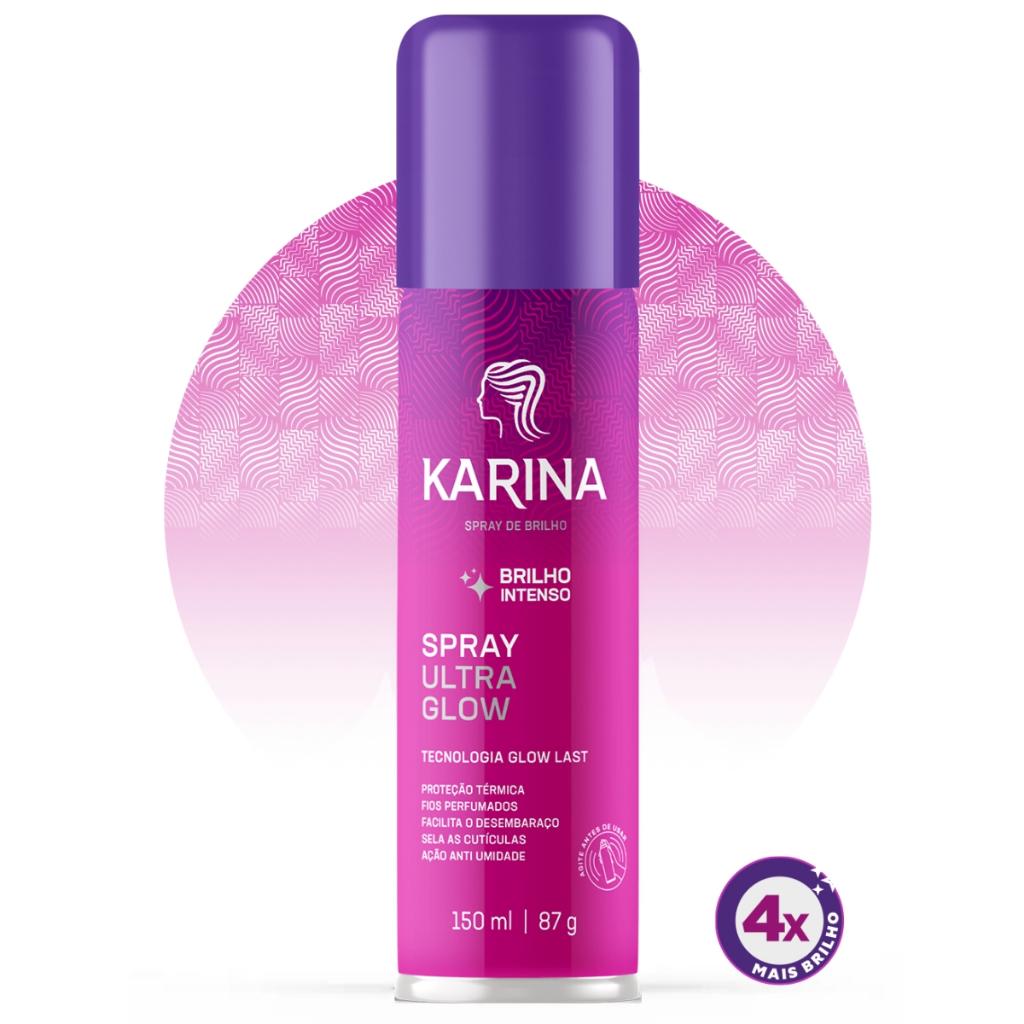 Spray Capilar ULTRA Glow Brilho Intenso Karina 150ml