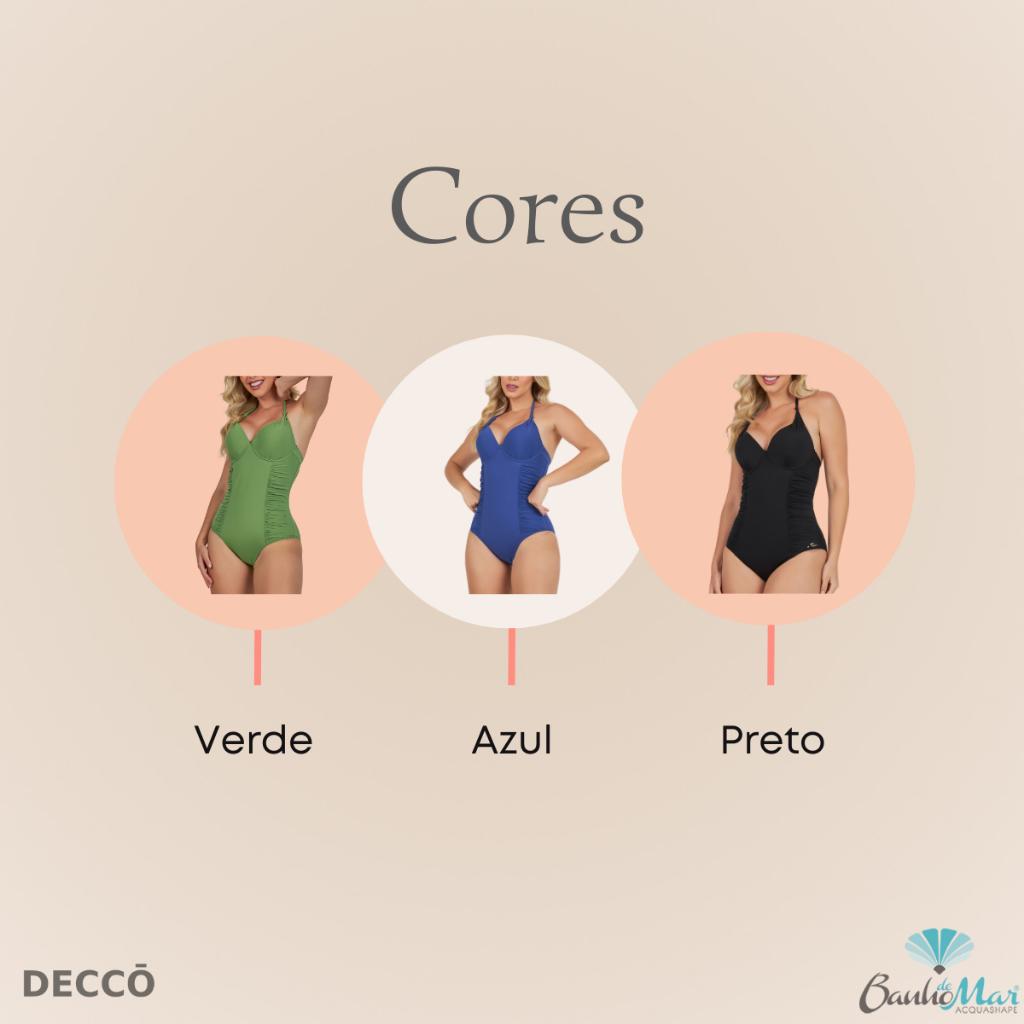 Maio Banho De Mar Liso Com Bojo Drapee Moda Praia Verao Redutor E Modelador Reduz Barriga