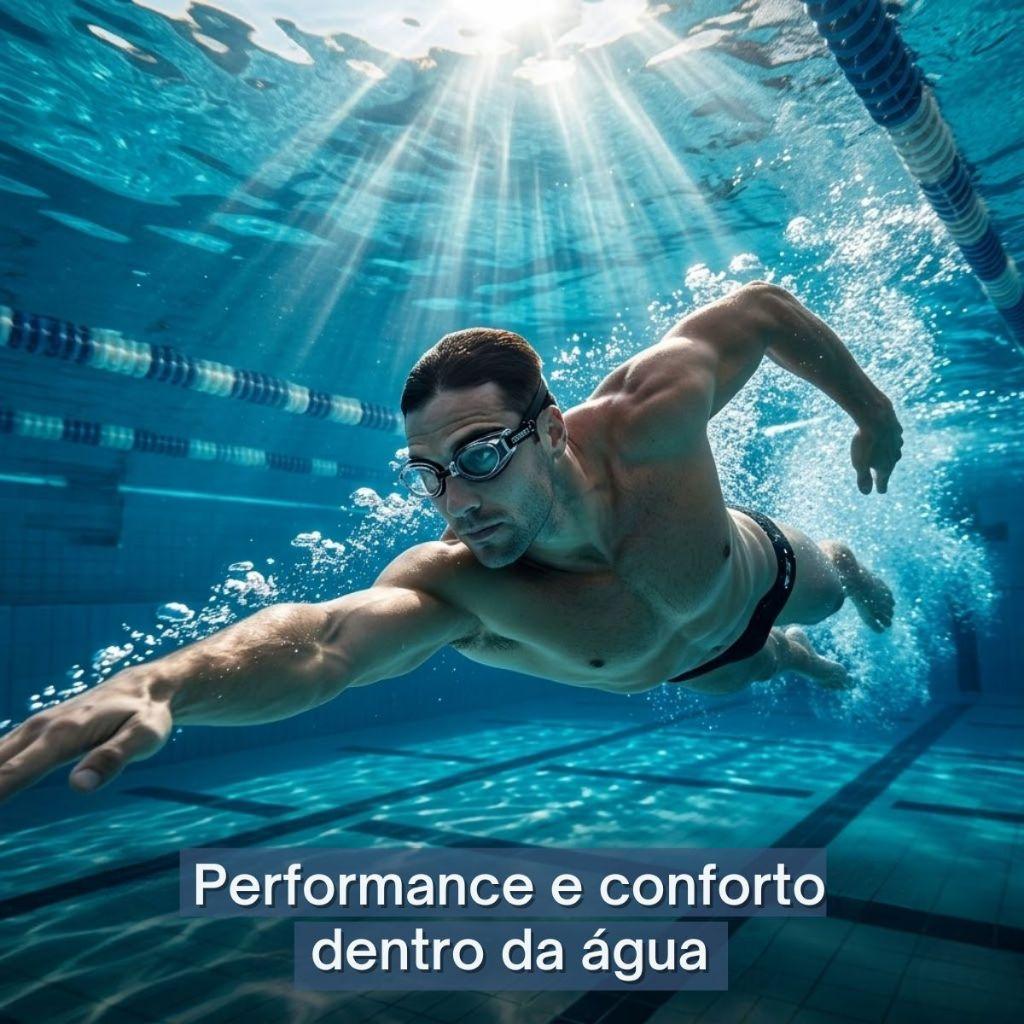 Óculos De Natação Speedo Izy Uv P/Adulto E Criança Acima De 8 Anos