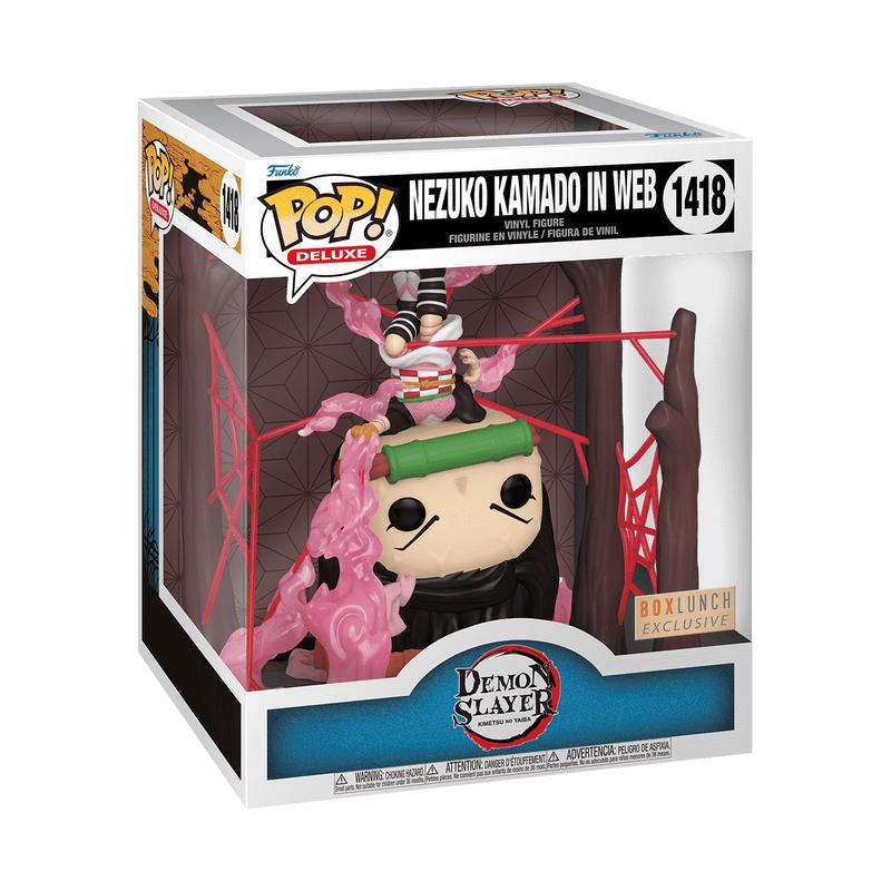 Funko Pop Deluxe Demon Slayer Kimetsu No Yaiba Exclu - Nezuko Kamado In Web Glow 1418 Novo Original