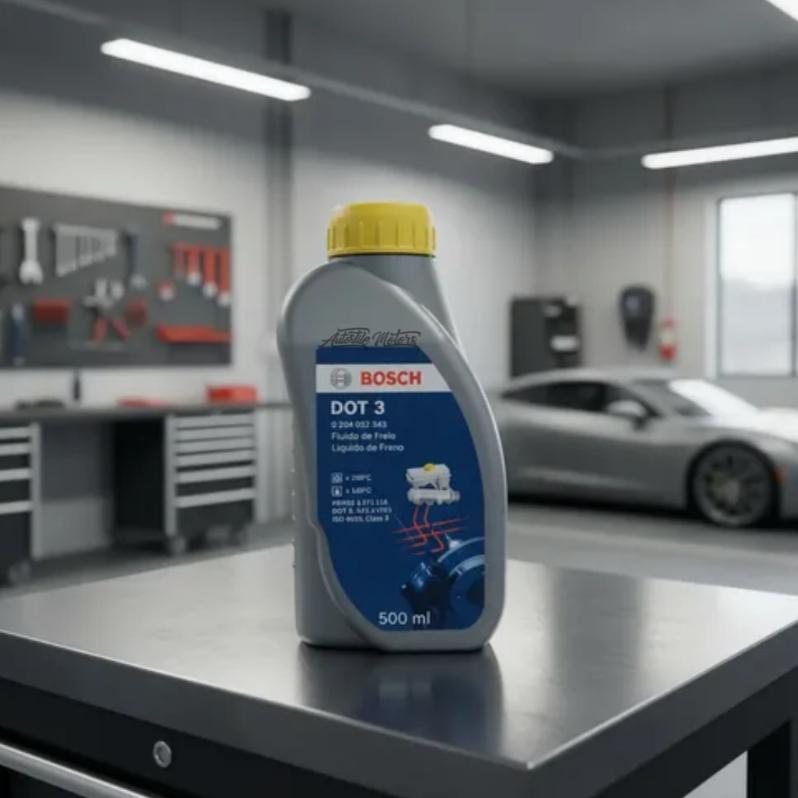 Fluido Óleo De Freio Dot 3 Bosch Carro/moto 500ml Original