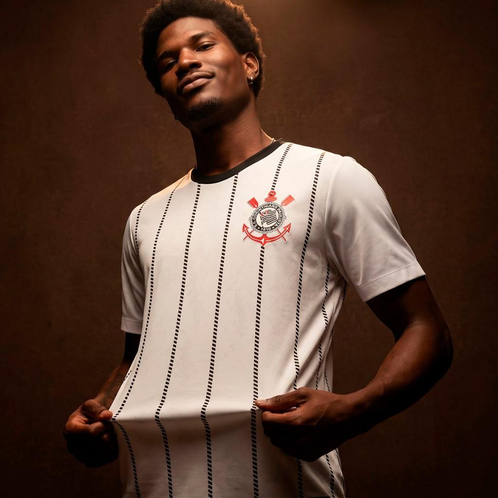 Camisa Corinthians Povo Branca Masculina Oficial