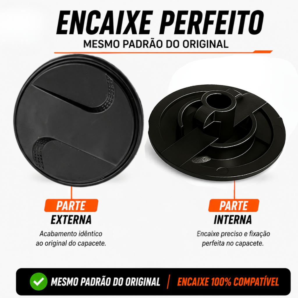 Reparo Botão Trava Viseira New Liberty 3 New Atomic Joy 23 Capacete PRO Tork