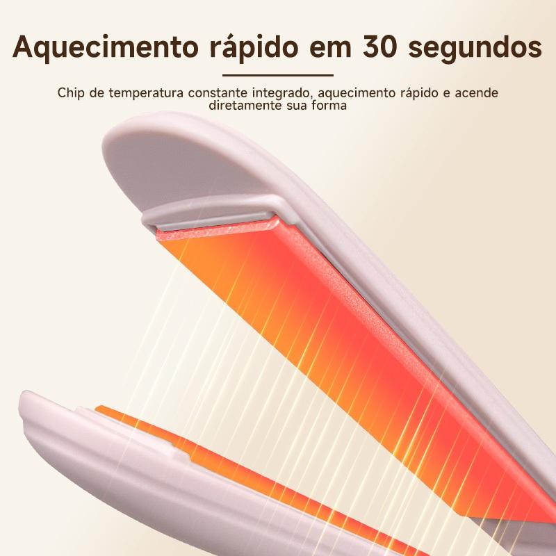 Maimeite Prancha Alisadora Cerâmica Profissional 2 Em 1 Chapinha E Modelador De Cachos 220 C Bivolt