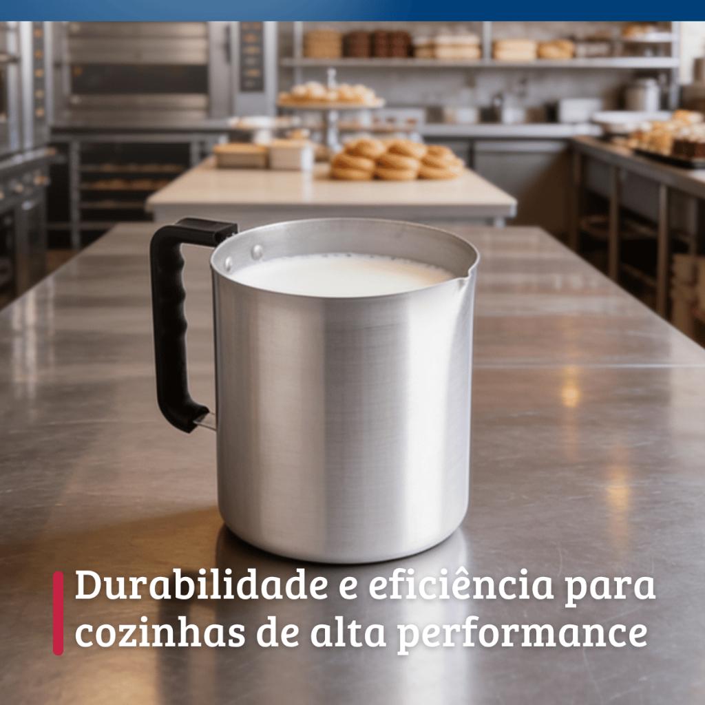 Caneca Fervedor Polido Profissional 14cm 2L Nacional