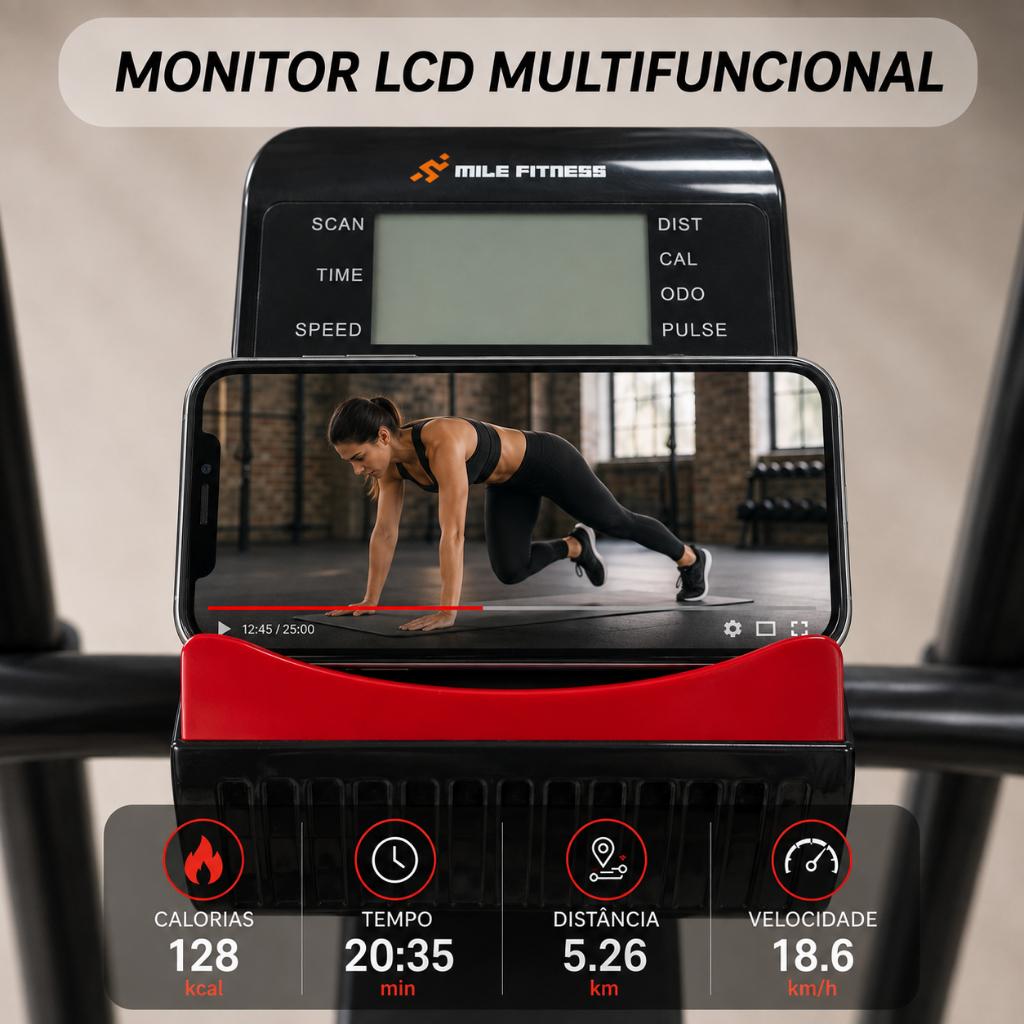 Simulador Elíptico Residencial Mile Fitness