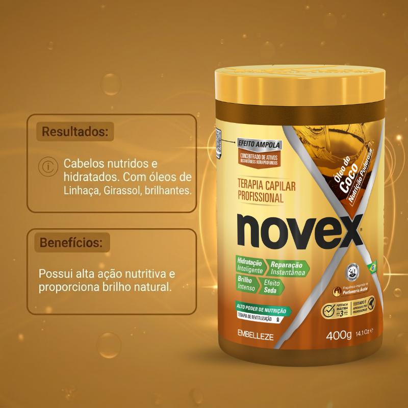 Creme De Tratamento Novex Óleo De Coco 400g