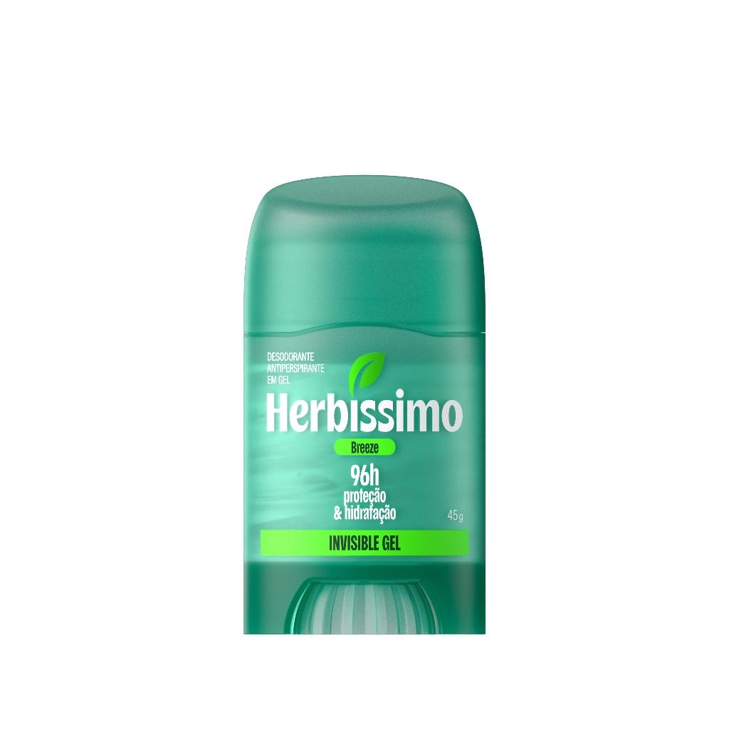 Desodorante Antitranspirante Herbíssimo Invisible Gel Breeze 45g