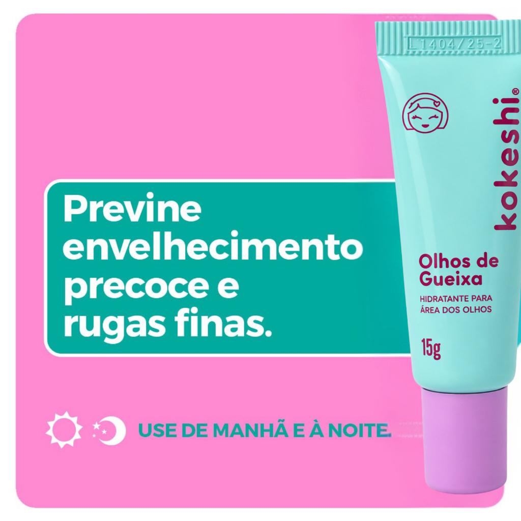 Hidratante Renovador Para Área Dos Olhos Kokeshi Olhos De Gueixa 15g