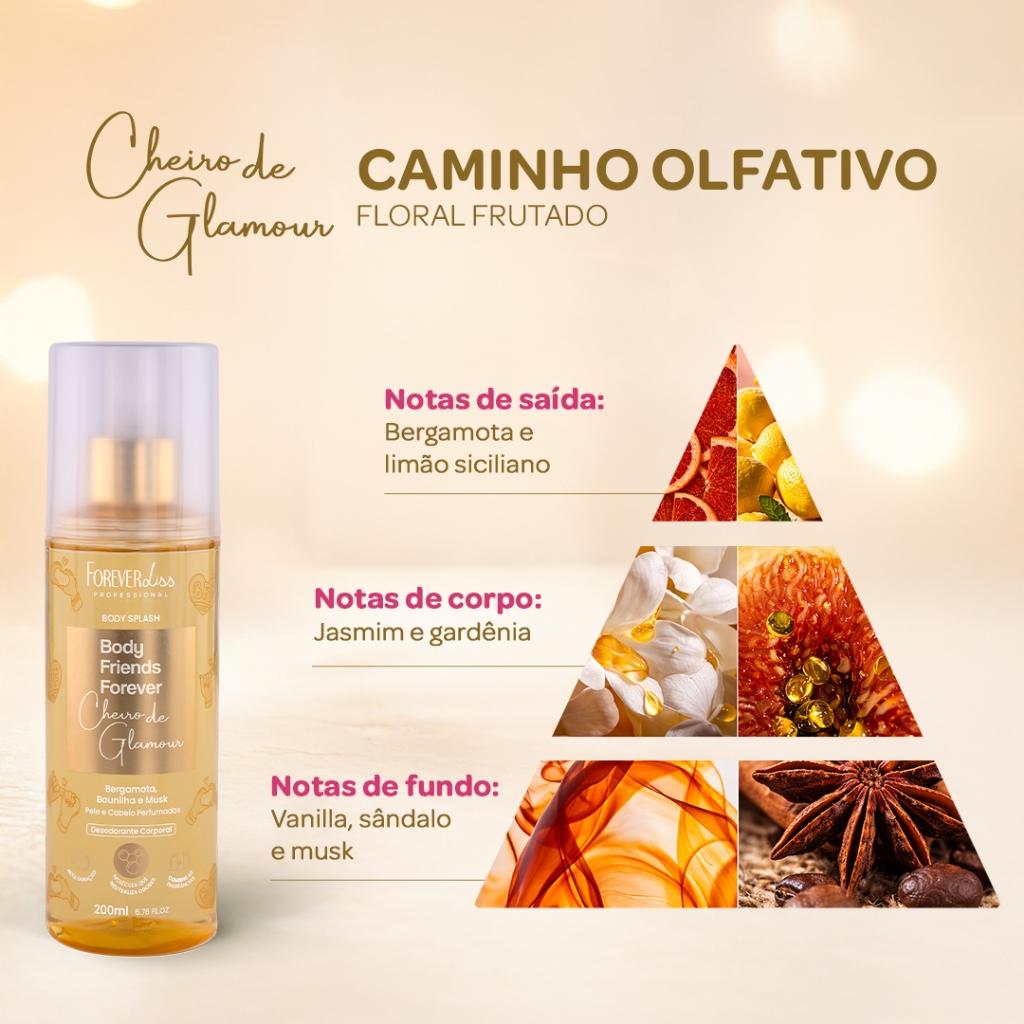 Body Splash Bff Cheiro De Glamour 200ml Forever Liss