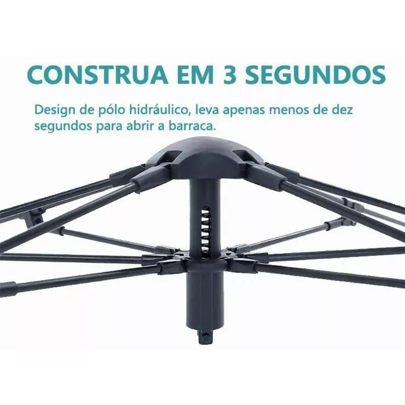 Barraca Camping 3-5 Pessoas 210 200 135cm Impermeabilização Tenda De Praia