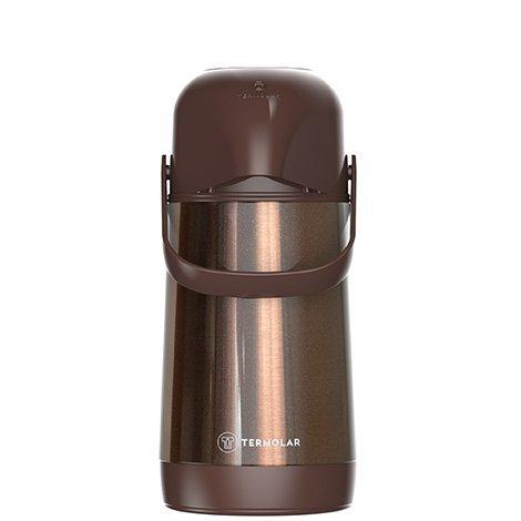 Garrafa Térmica Lúmina Marrom Café Da Tarde 500ml Termolar