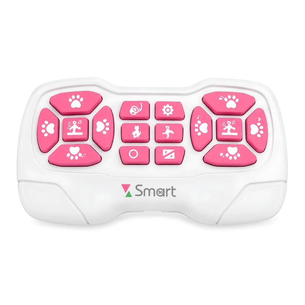Gato Robô De Controle Remoto Infantil Rosa Com LED - Castela