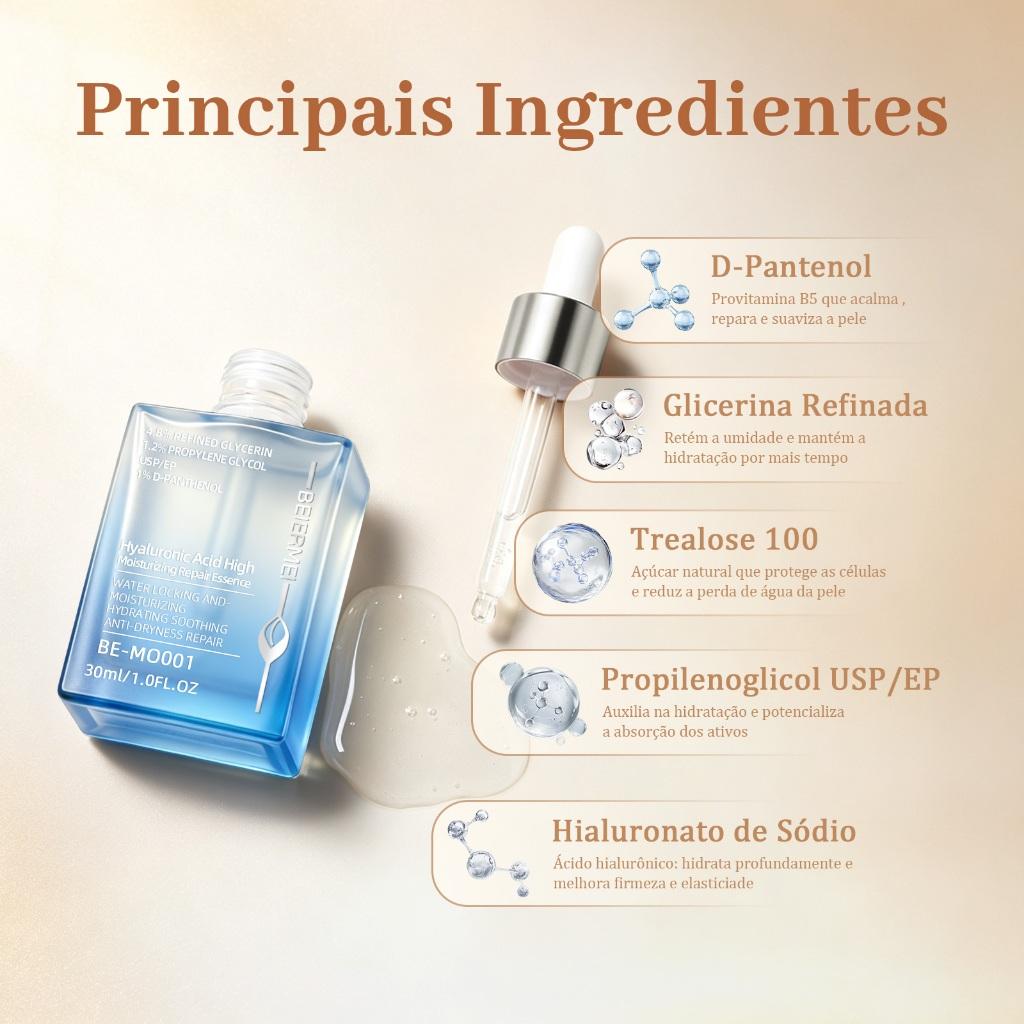 Beiermei Sérum Hidratante Intensivo De Ácido Hialurônico 30ml/1.0fl.oz Hidratante