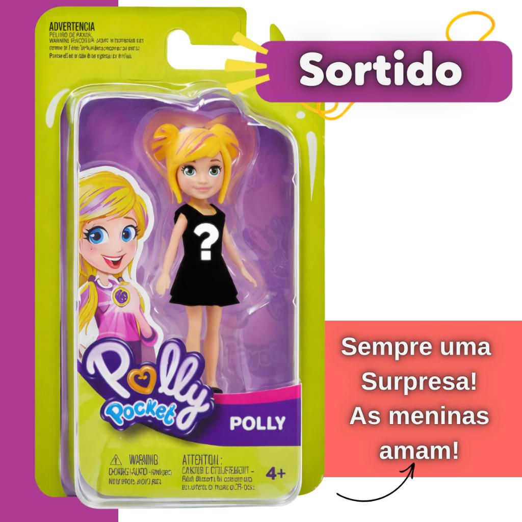 Kit 3 Bonecas Polly Pocket Menino Menina Bonequinha Lila Original Mattel