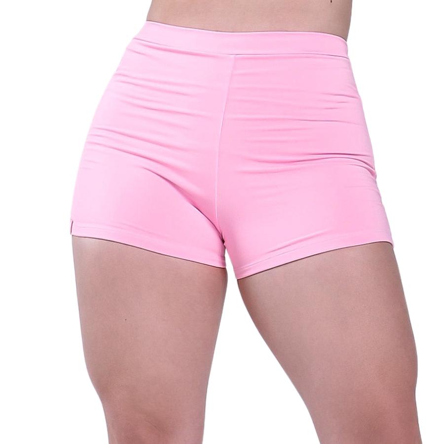 Short Academia Fitness Feminino Sortido Multicolorido Zero Transparência Aqn Sport
