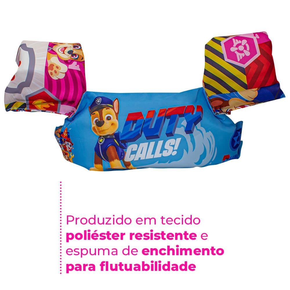 Boia Patrulha Canina Infantil Colete Salva-vidas Chase 25kg Para Piscina - Etitoys