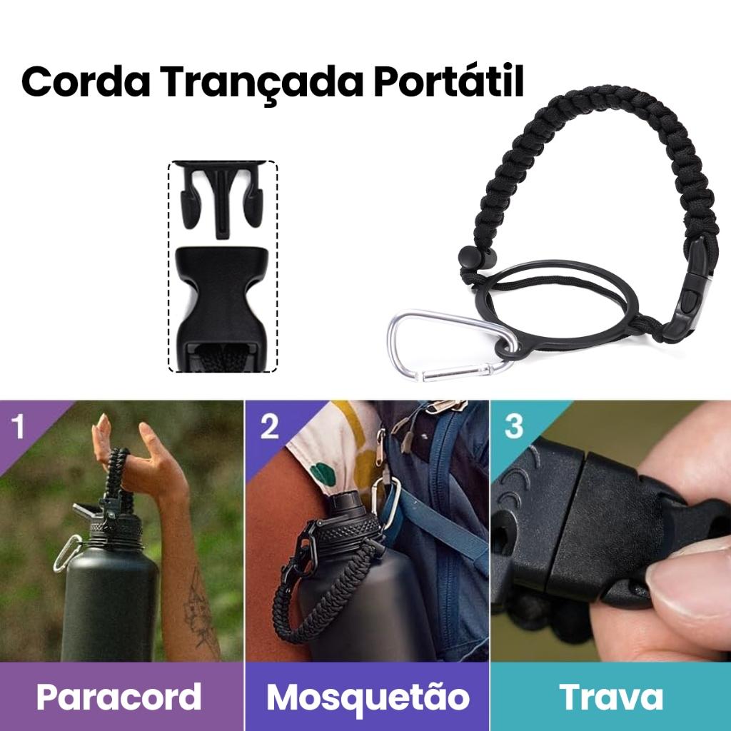 Modus Garrafa Térmica 1L Esportiva Aço Inoxidável Com Tampa Rosqueável Para Academia Caminhada Viagem