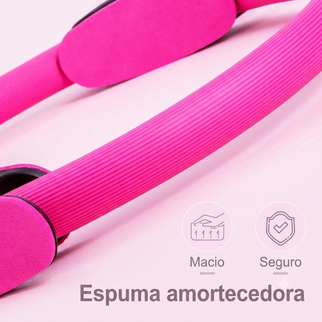 Anel De Pilates Agnite Círculo Mágico Antiderrapante Resistência Média Home Fitness