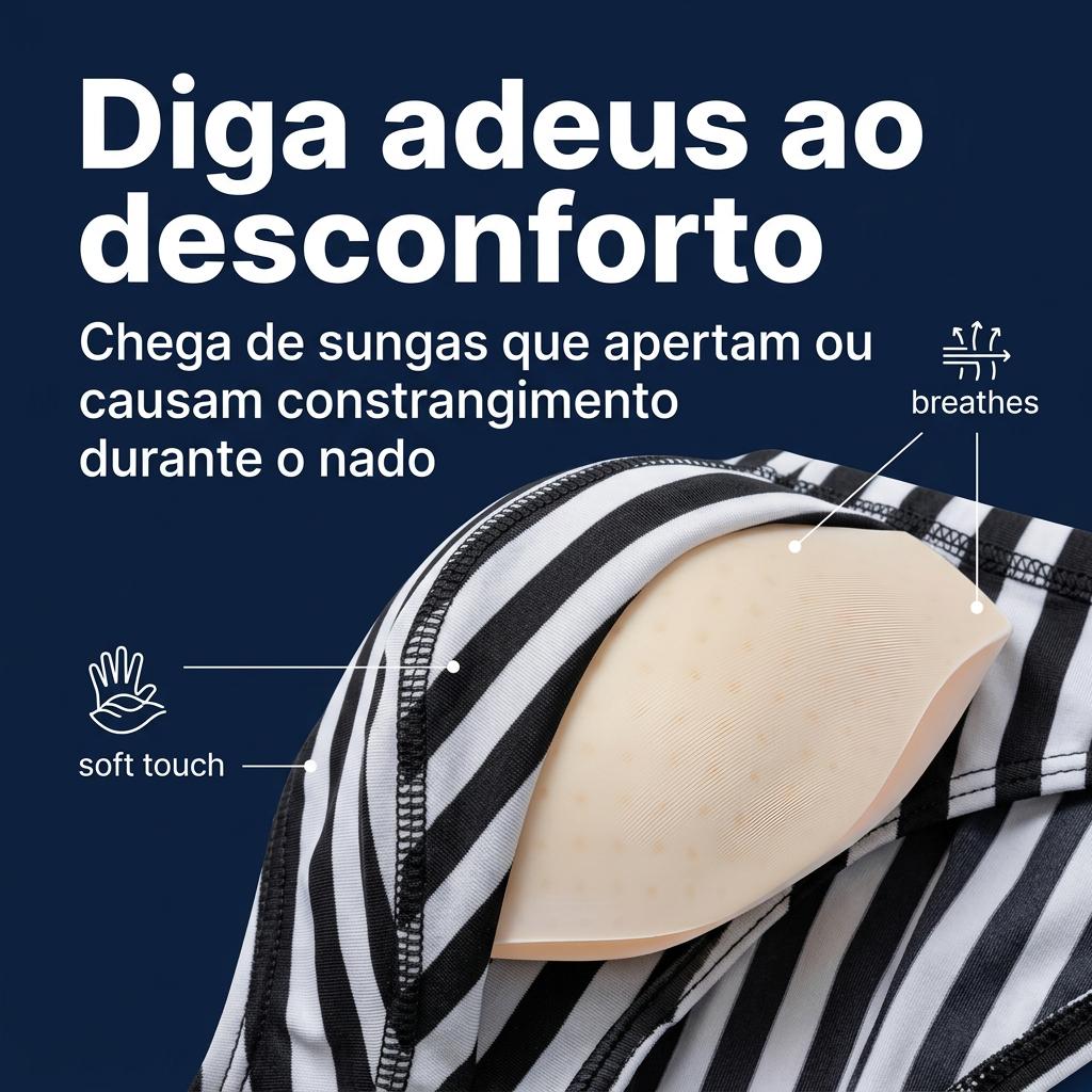 Z D Lingeries Sungas Masculinas Cavadas Nylon Cintura Baixa Biquíni Macio Com Bojo Udl110