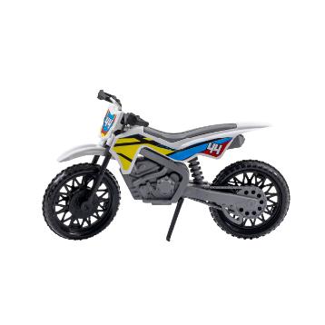Moto Cross Trick Cross Brinquedo Realista Com Pezinho E Carenagem - Certificado Inmetro - Queen Shop