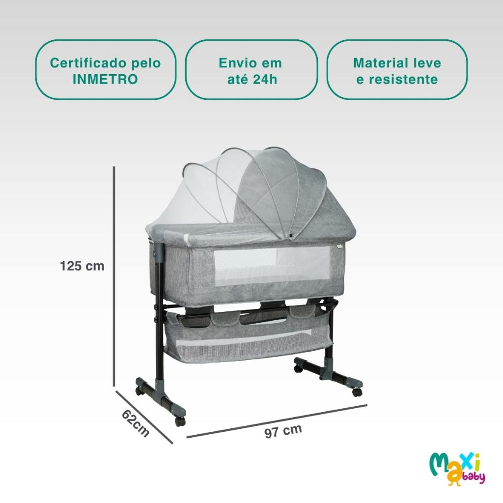 Berco Bebe Portatil Acoplado Co-bed Connect Ajustavel Maxi Baby 9kg