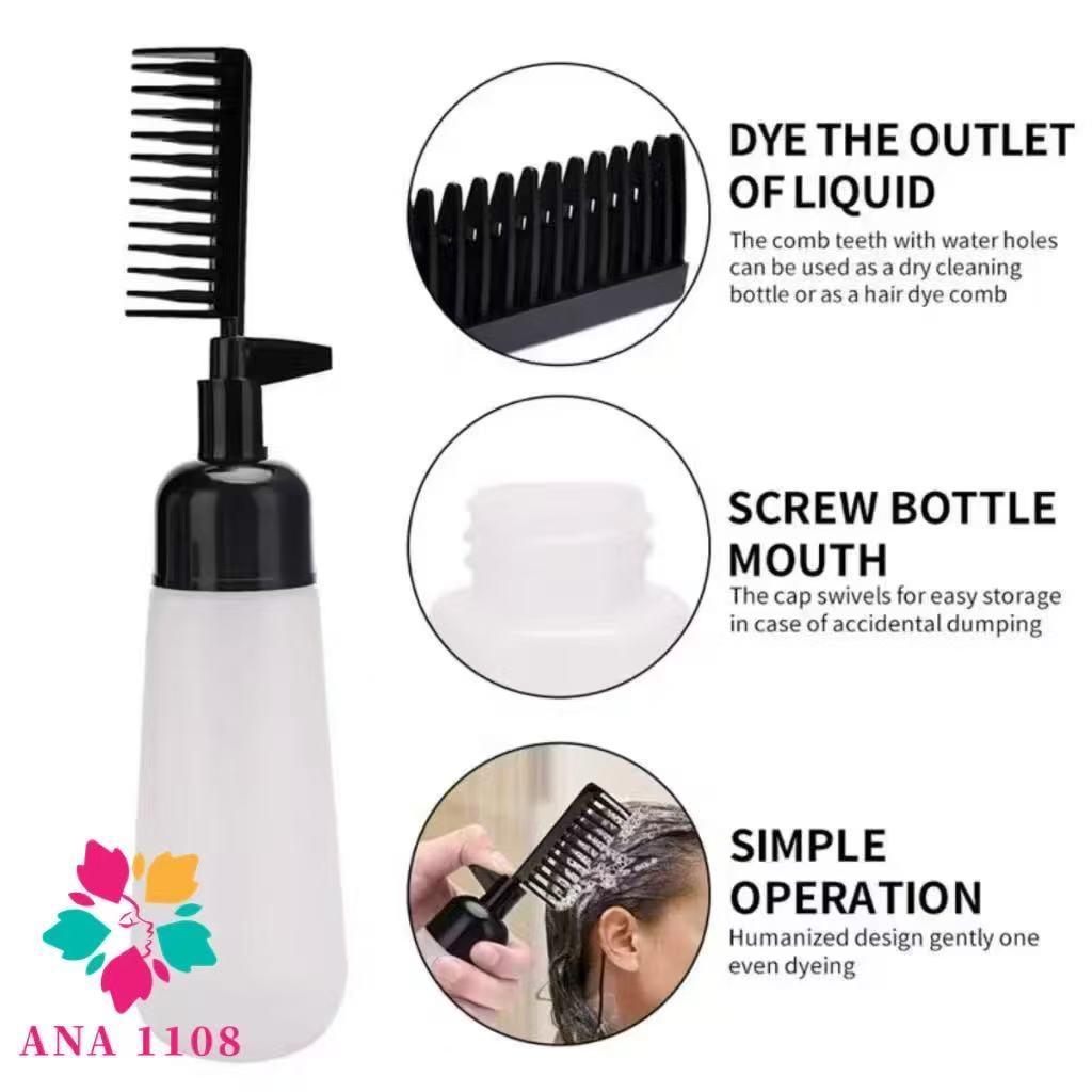 Pente Aplicador De Óleo/creme/tintura Para Todos Os Tipos De Cabelo Cor Aleatória