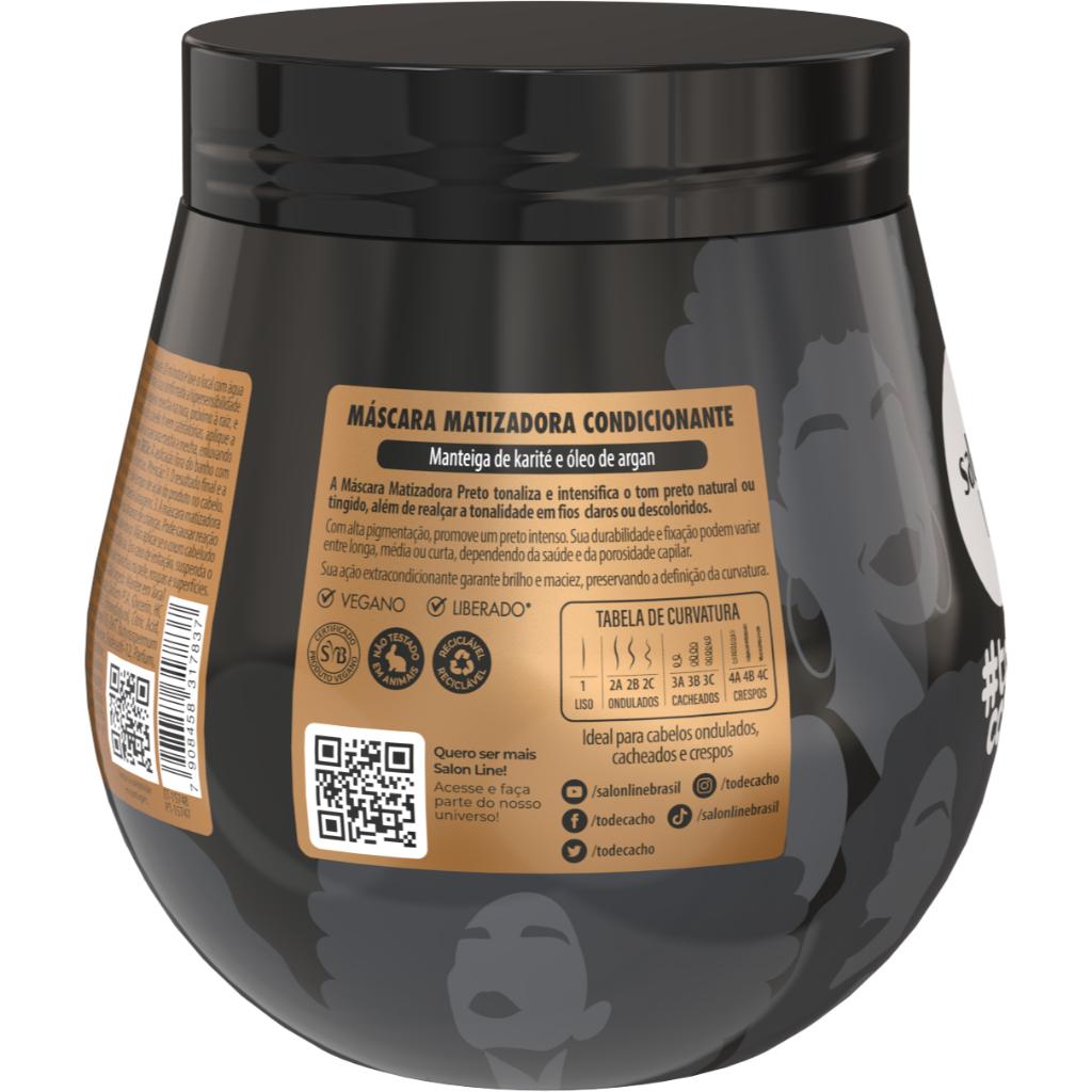 #todecacho Máscara Matizadora Preta 300g