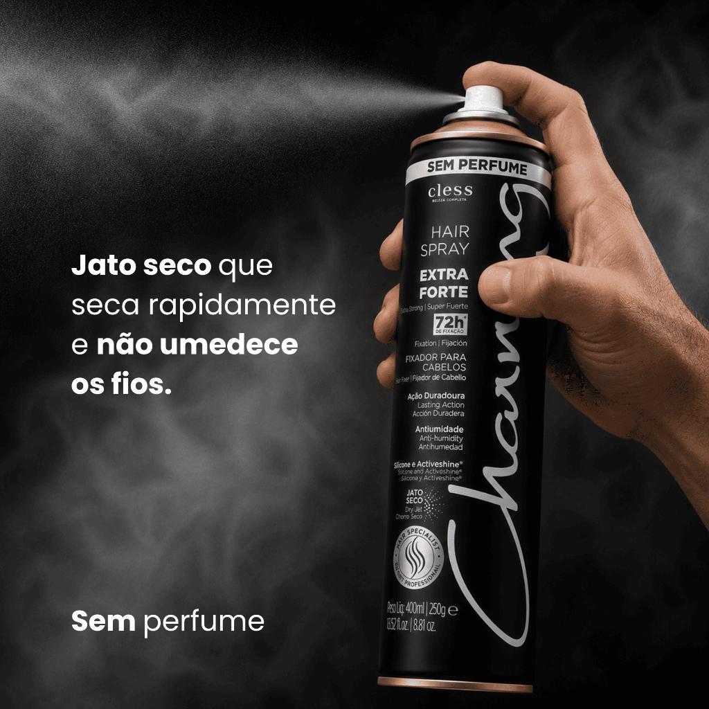 Charming Hair Spray Extra Forte Sem Perfume 400ml