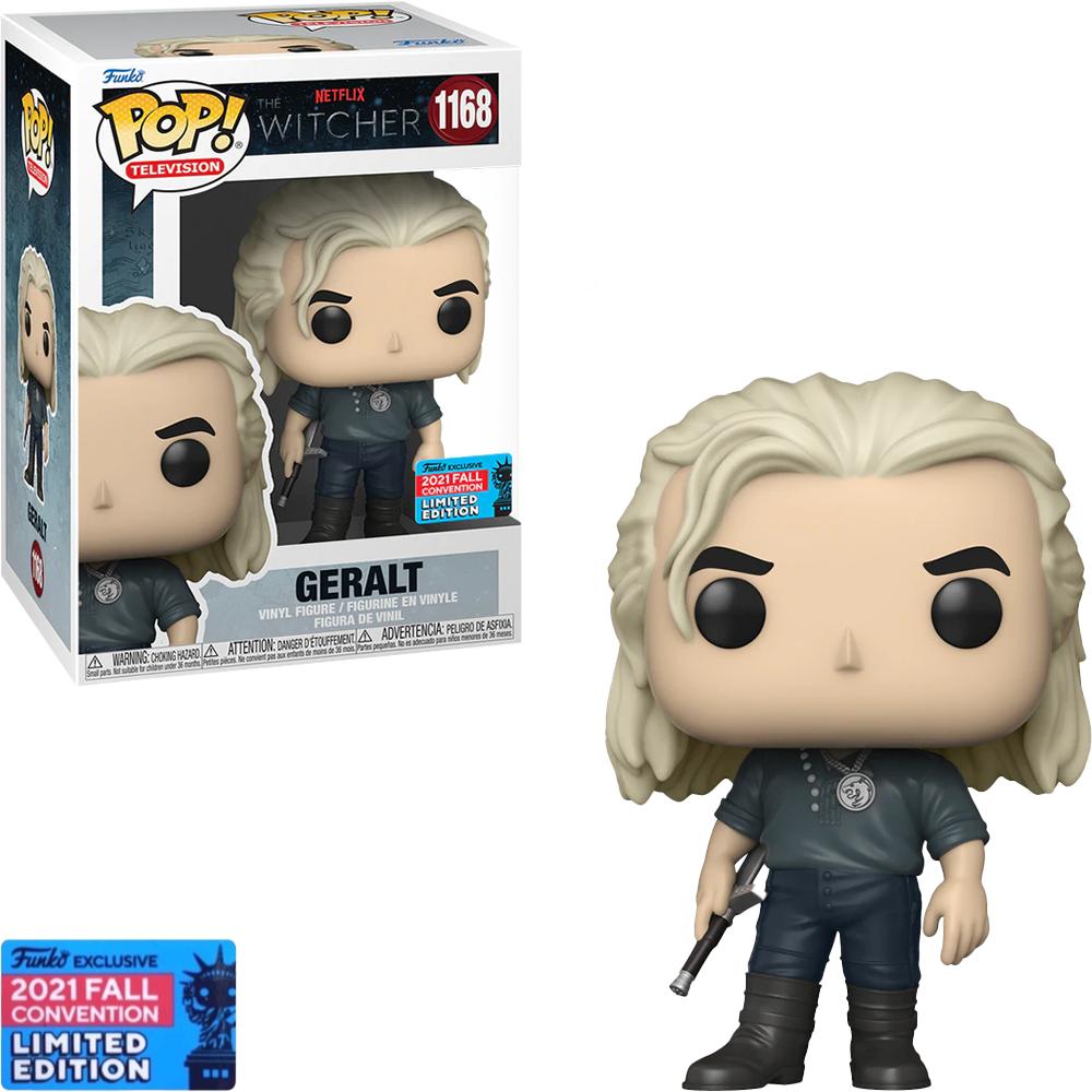 Funko Pop The Witcher Nycc 2021 Exclusive - Geralt 1168 Novo Original