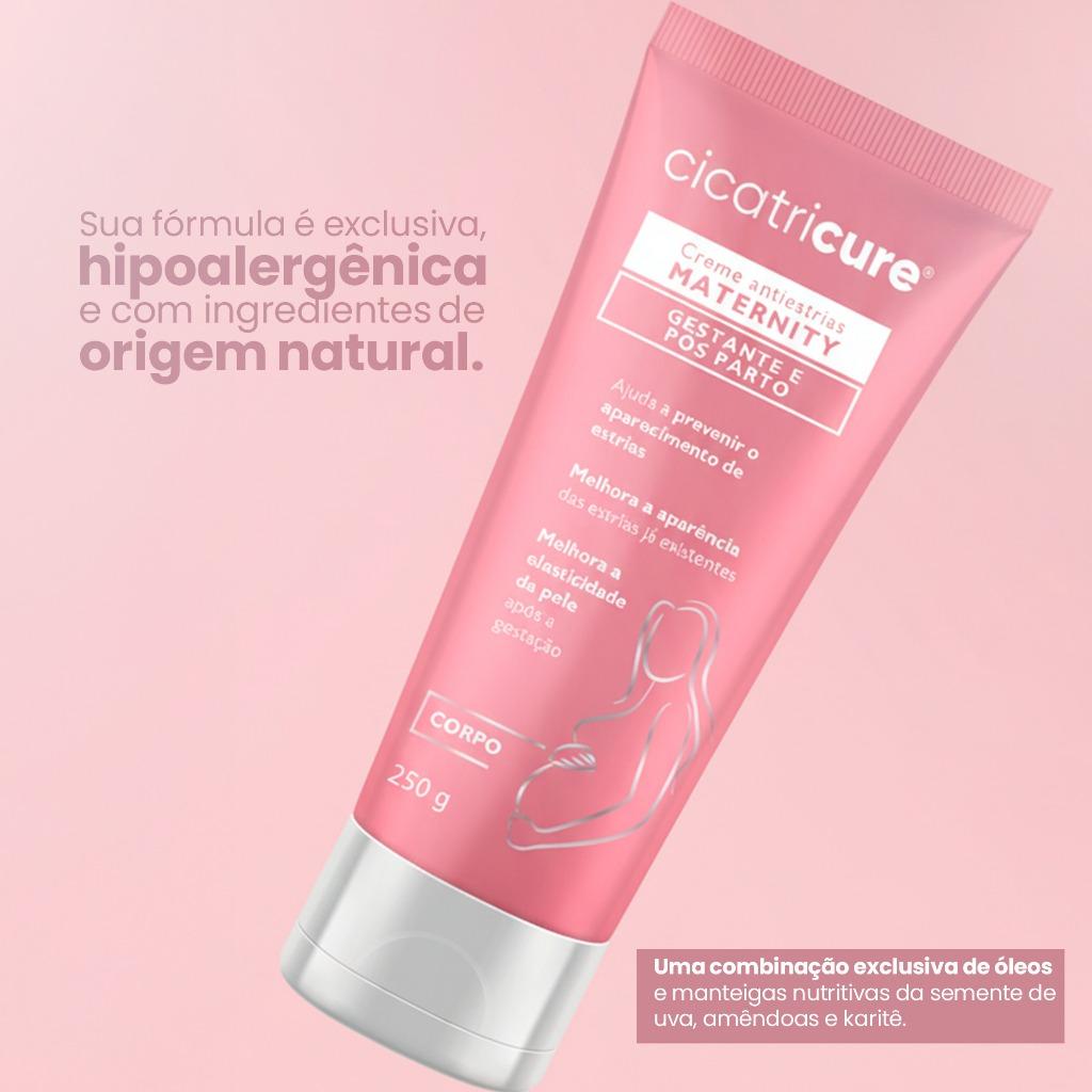 Creme Corporal Cicatricure Maternity Antiestrias 250ml - Gestante E Pós Parto