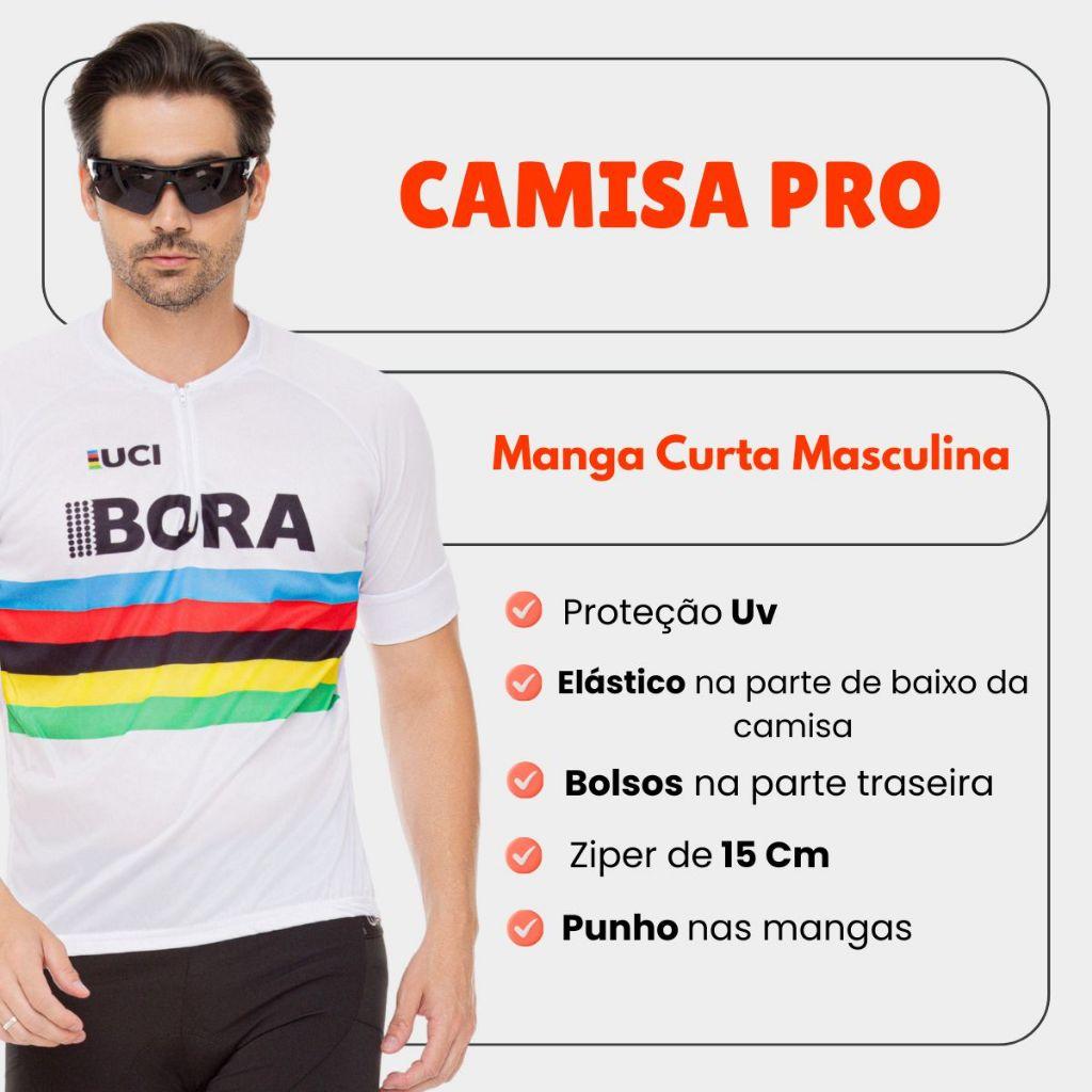 Conjunto De Ciclismo Masculino Kit Bermuda Forro Espuma E Camisa Roupa Short Camiseta Bike Pedal Mtb