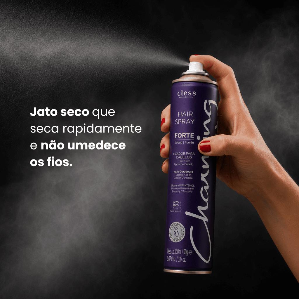 Hair Spray E Fixador Capilar Charming Forte 150ml