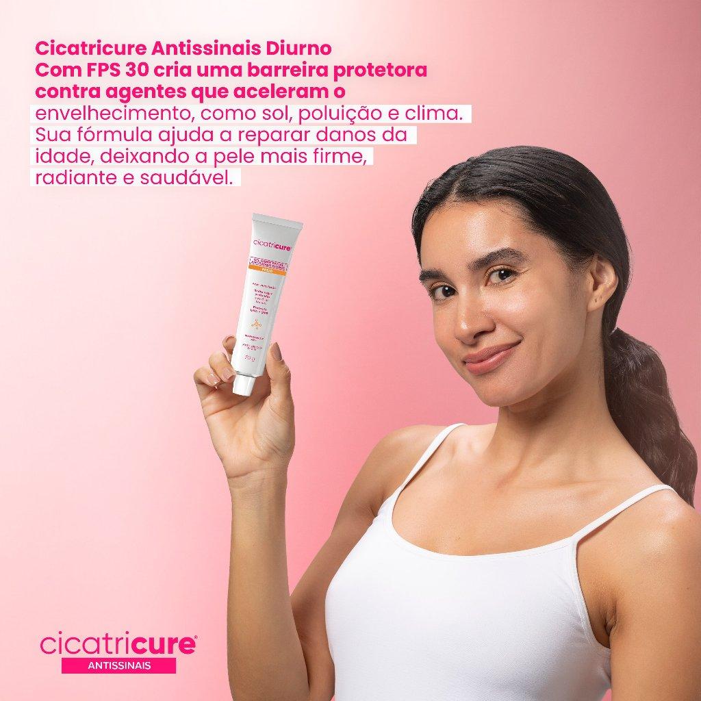Creme Facial Cicatricure Antirrugas Fps30 Diurno 50g - Rosto E Bioregenext