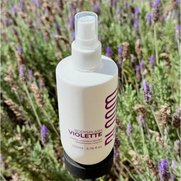 Body Splash Violette Bloom Feminino 200ml Desodorante Colônia Floral Sofisticado