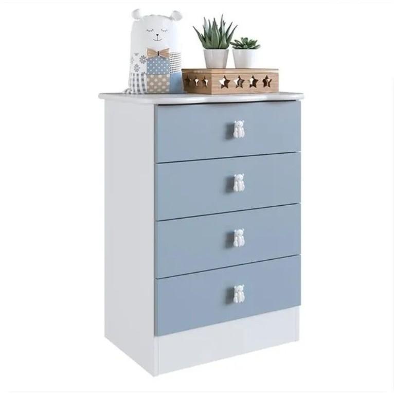Quarto De Bebê Completo Cômoda E Berço Corujinha Percasa