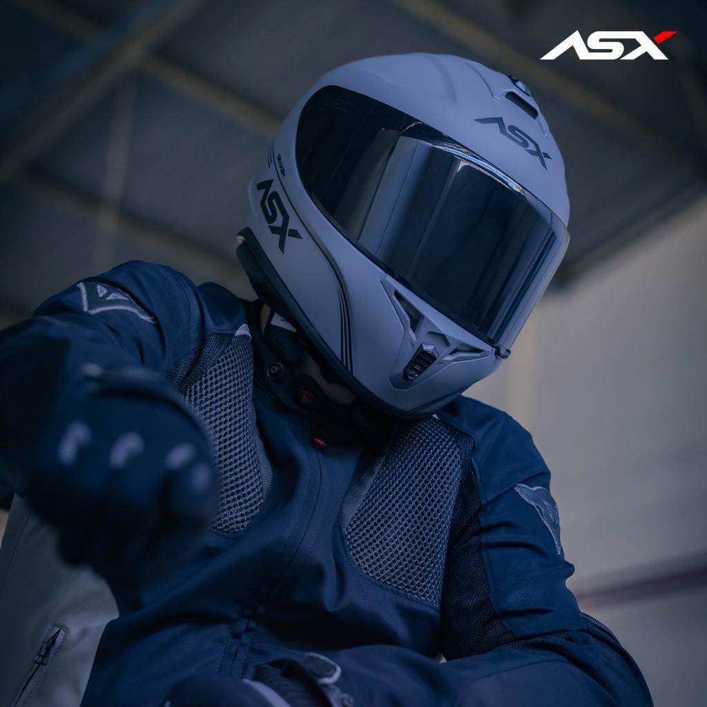 Capacete Moto Esportivo Asx Draken Solid Cinza Fosco