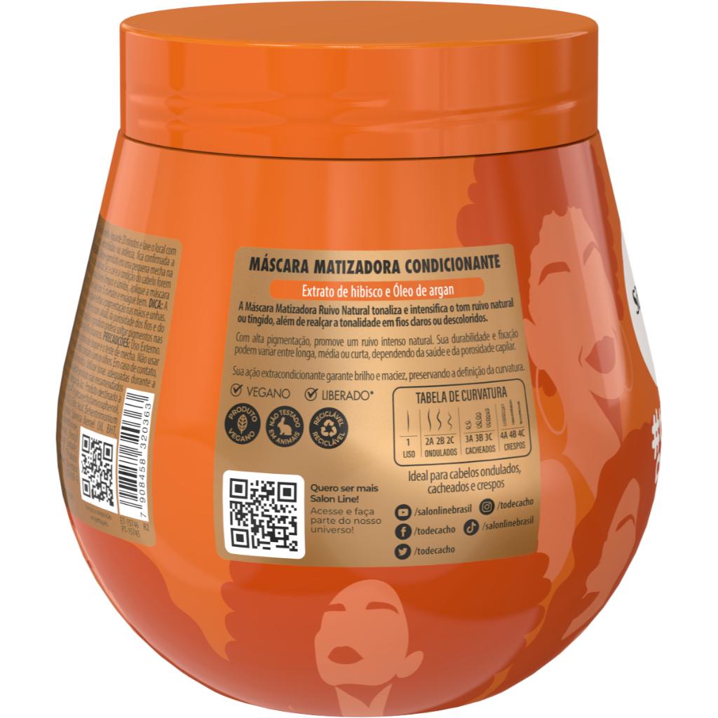 Máscara Matizadora #todecacho Ruivo Natural 300g