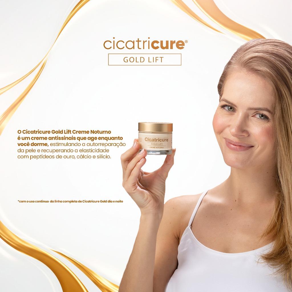 Creme Facial Cicatricure Gold Lift Noite 50g - Creme Noturno Antirrugas