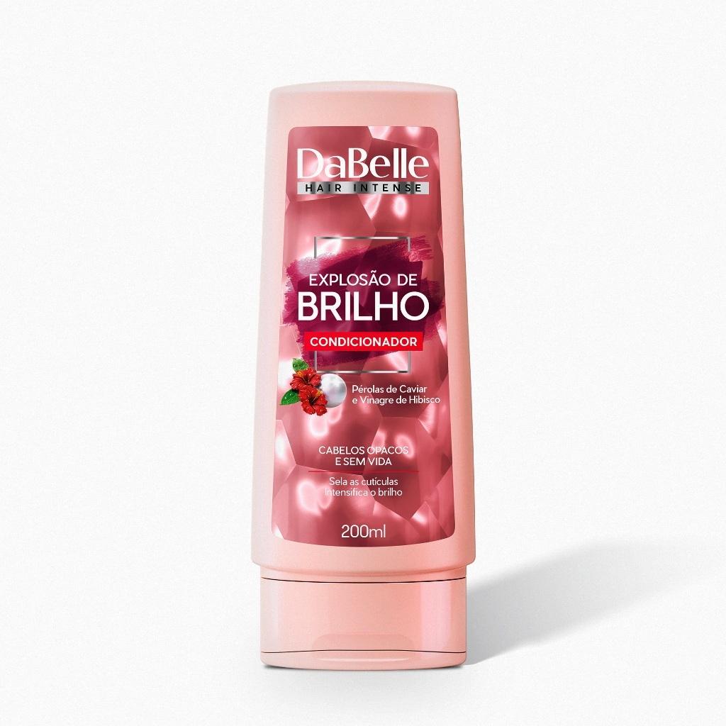 Kit Shampoo E Condicionador + Máscara 800g Explosão De Brilho - Dabelle Hair