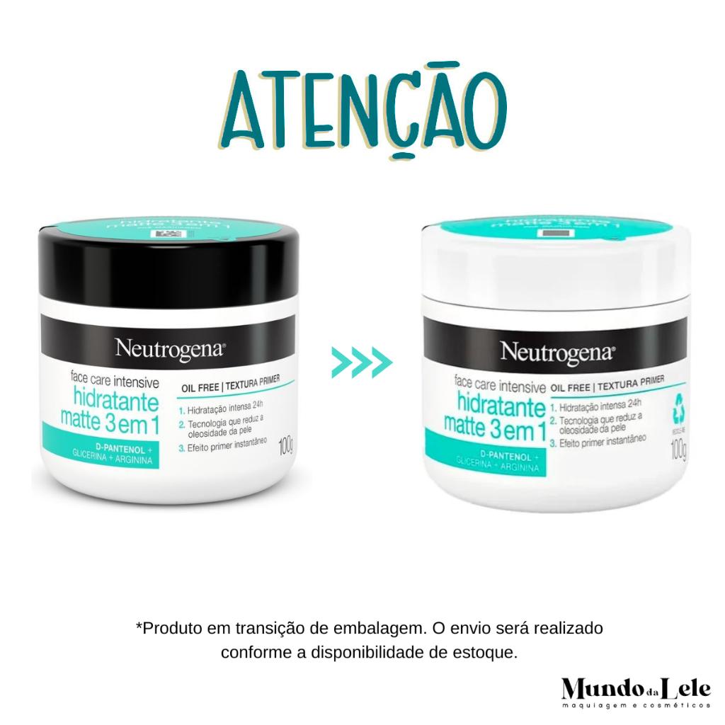 Kit Creme Facial Neutrogena Hidratante + Antissinais Noturno 100g - 2 Itens