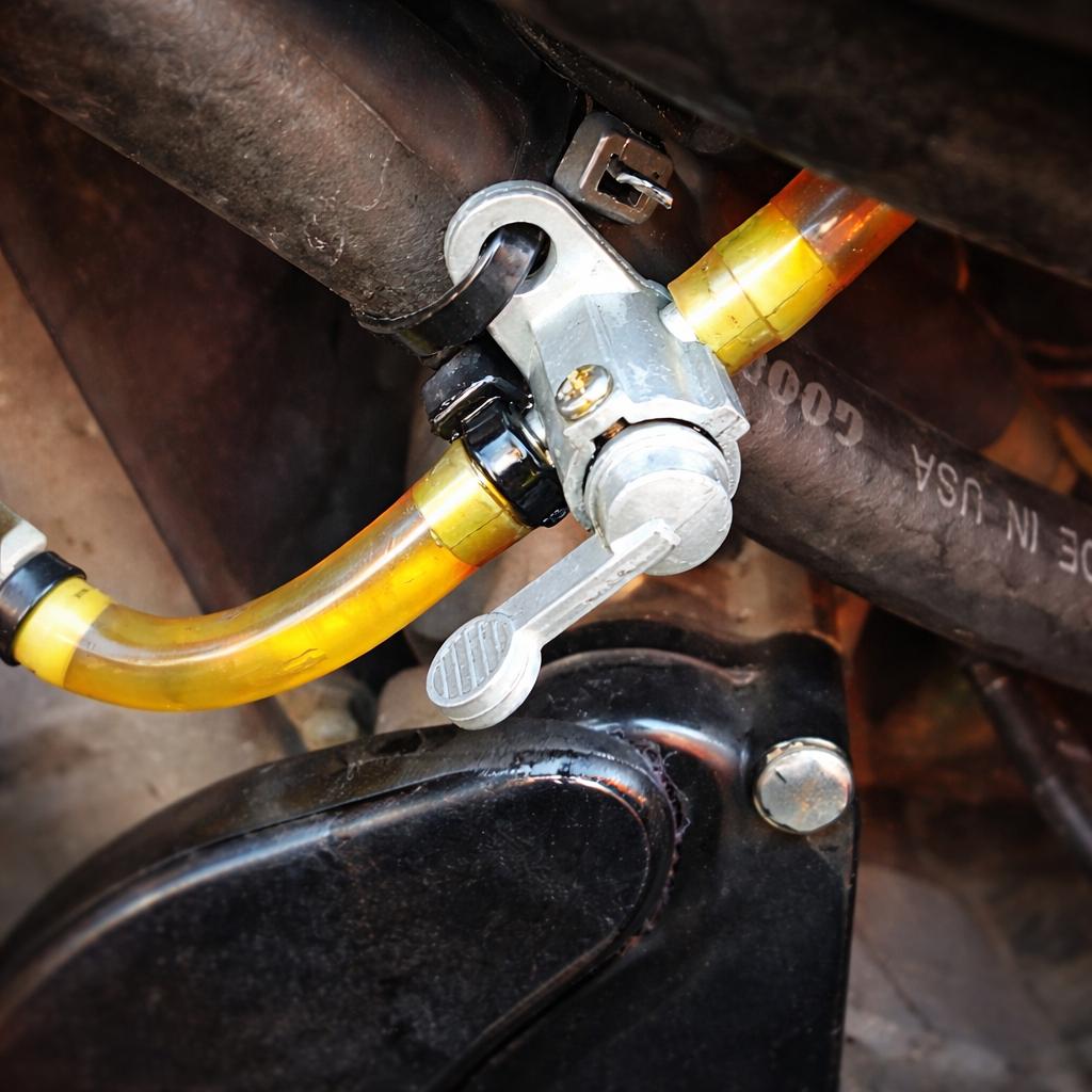 Torneira Registro Combustível Universal 8mm 5/16 Moto Carro Gerador Roçadeira Alta Vazão