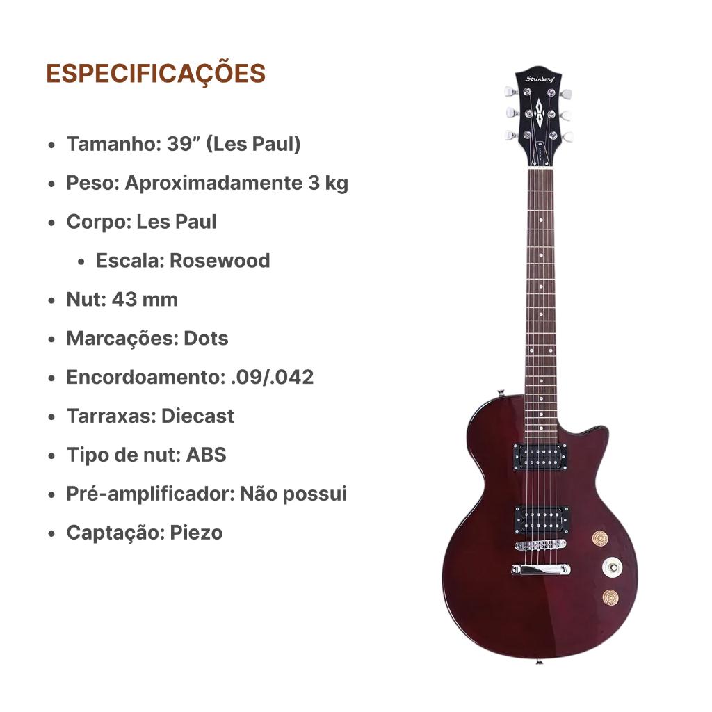 Guitarra Les Paul Strinberg Twr Special Amplificador