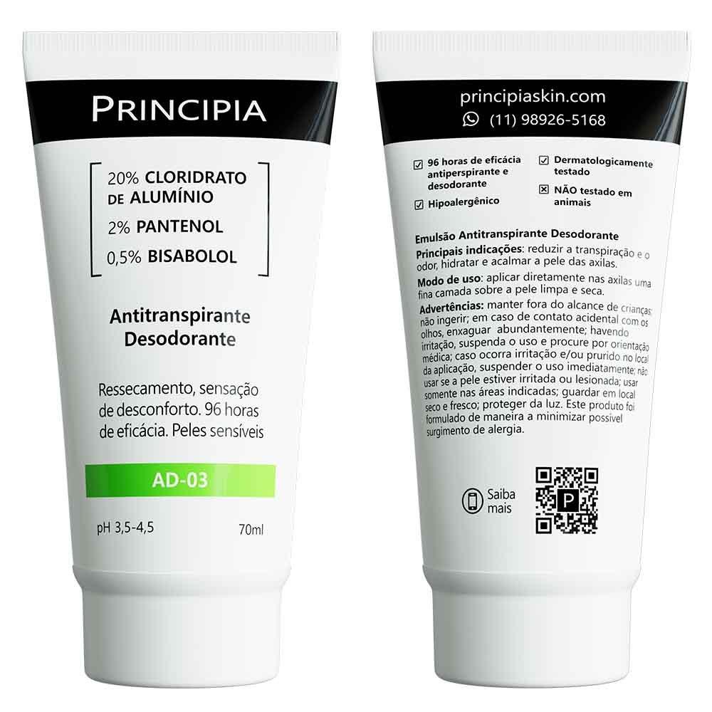 Antitranspirante Desodorante Principia Ad-03 - 70ml