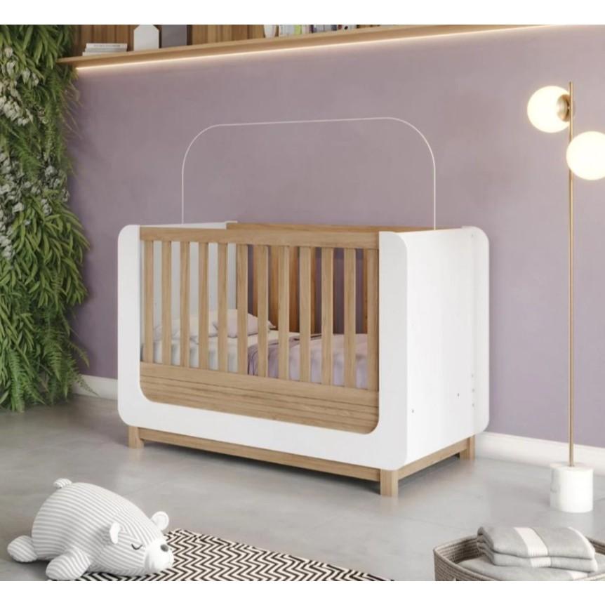 Quarto De Bebê Berço E Cômoda 4 Gavetas Aconchego Henn