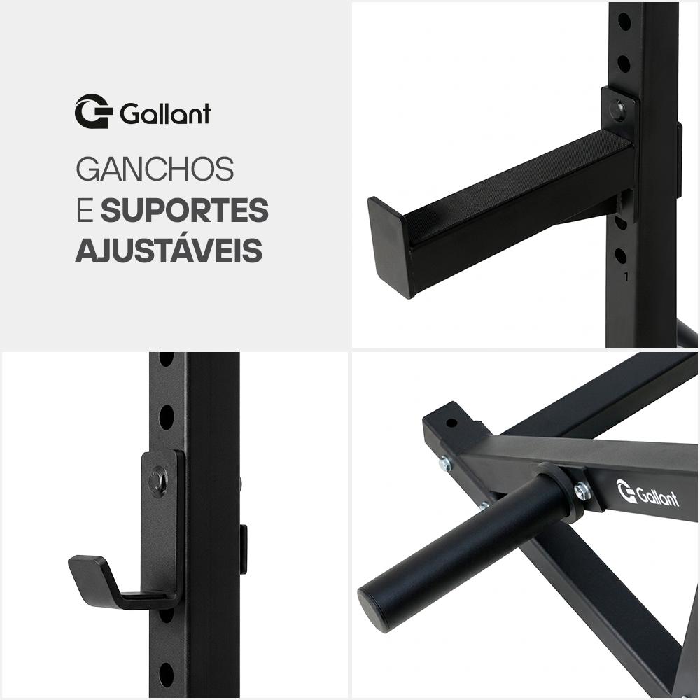 Rack Para Agachamento Gallant Gra01fe01a-pt