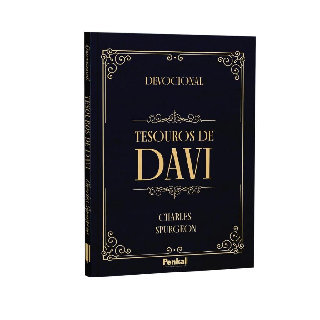 Devocional Tesouros De Davi Ornamento Azul